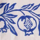 Lienzo de lino de artesanía italiana con diseño impreso a mano - Marcas comerciales Viadurini