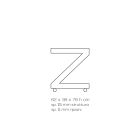 Carrito 2 Estantes en Cristal Acrílico Transparente con Bandeja - Zazza Viadurini