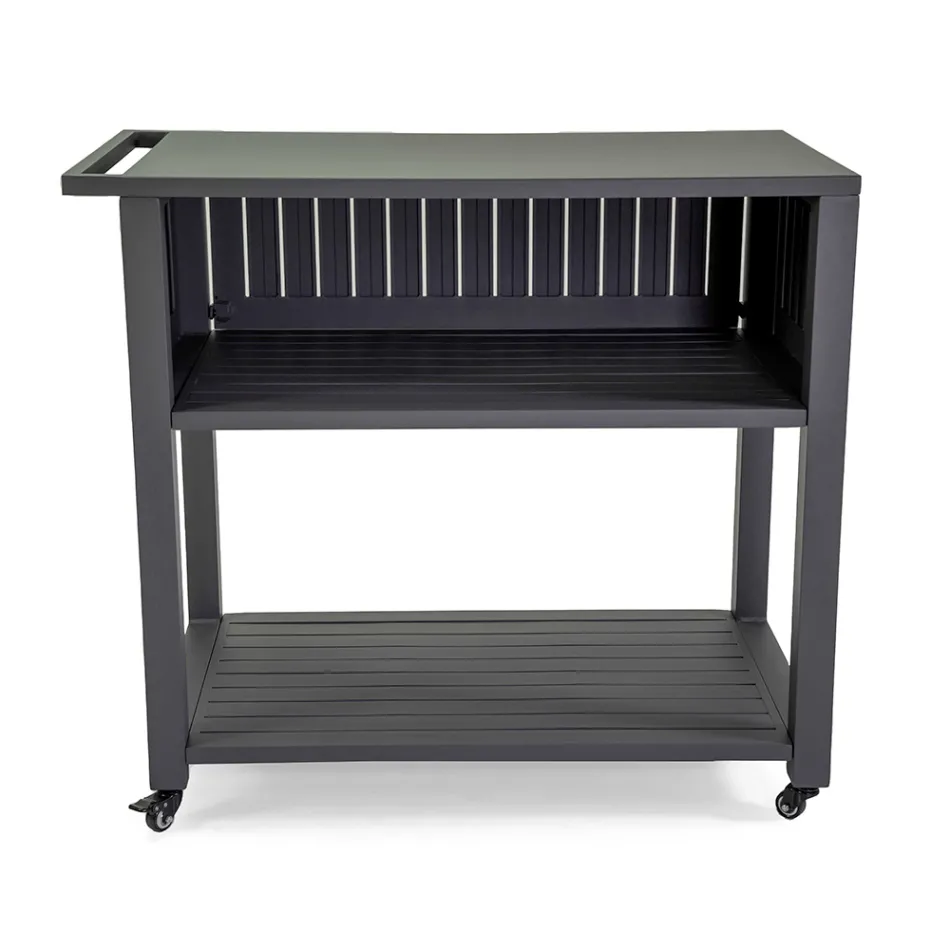 Carrito de exterior de aluminio pintado con diferentes acabados - Hotel Viadurini