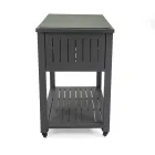 Carrito de exterior de aluminio pintado con diferentes acabados - Hotel Viadurini