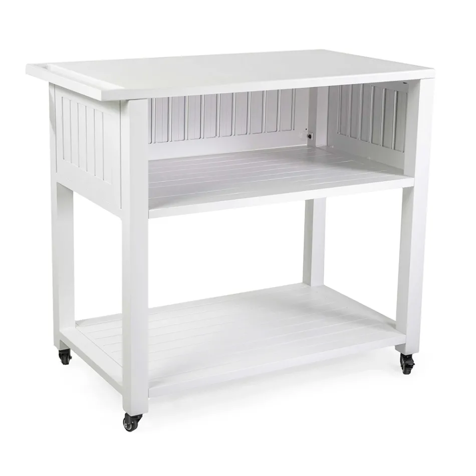 Carrito de exterior de aluminio pintado con diferentes acabados - Hotel Viadurini