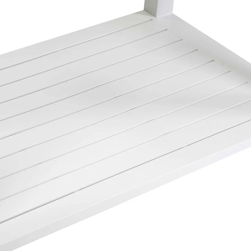 Carrito de exterior de aluminio pintado con diferentes acabados - Hotel Viadurini