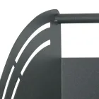 Carro de madera de metal con 4 ruedas Made in Italy - Coccinella Viadurini