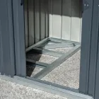 Casa de jardín con puerta batiente en diferentes tamaños - Puppy Viadurini