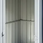 Casa de jardín con puerta batiente en diferentes tamaños - Puppy Viadurini