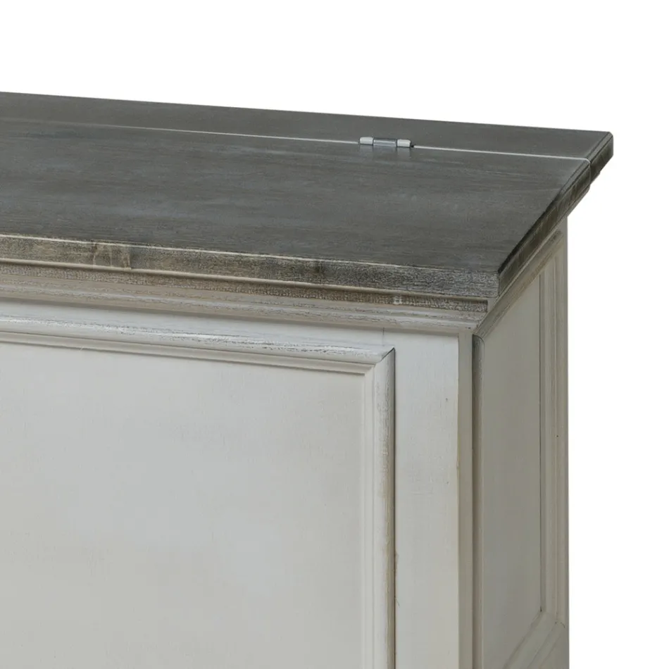 Cómoda con estructura de álamo macizo Made in Italy - Dievis Viadurini