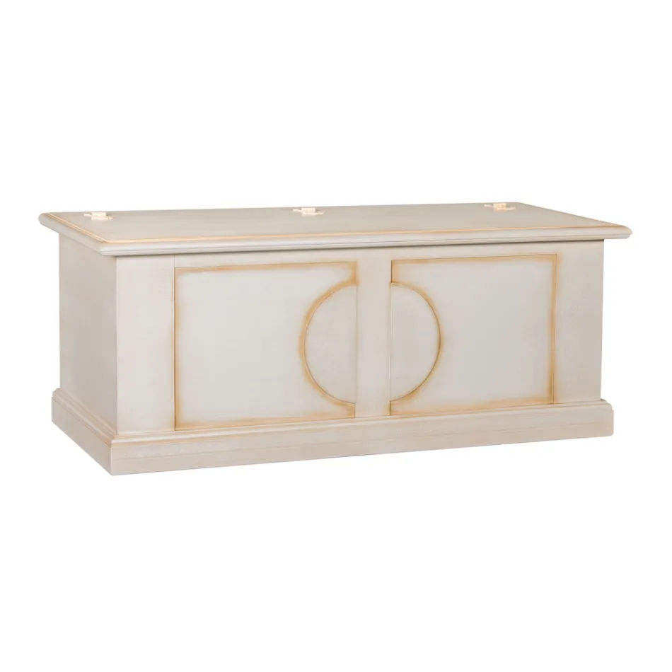 Cómoda en madera contrachapada con diferentes acabados Made in Italy - Krishna Viadurini