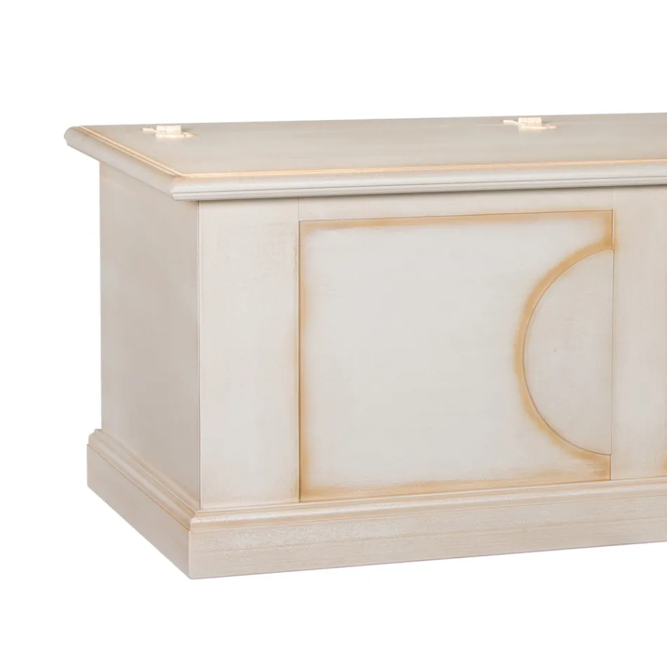 Cómoda en madera contrachapada con diferentes acabados Made in Italy - Krishna Viadurini