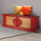 Cómoda en madera contrachapada con diferentes acabados Made in Italy - Krishna Viadurini