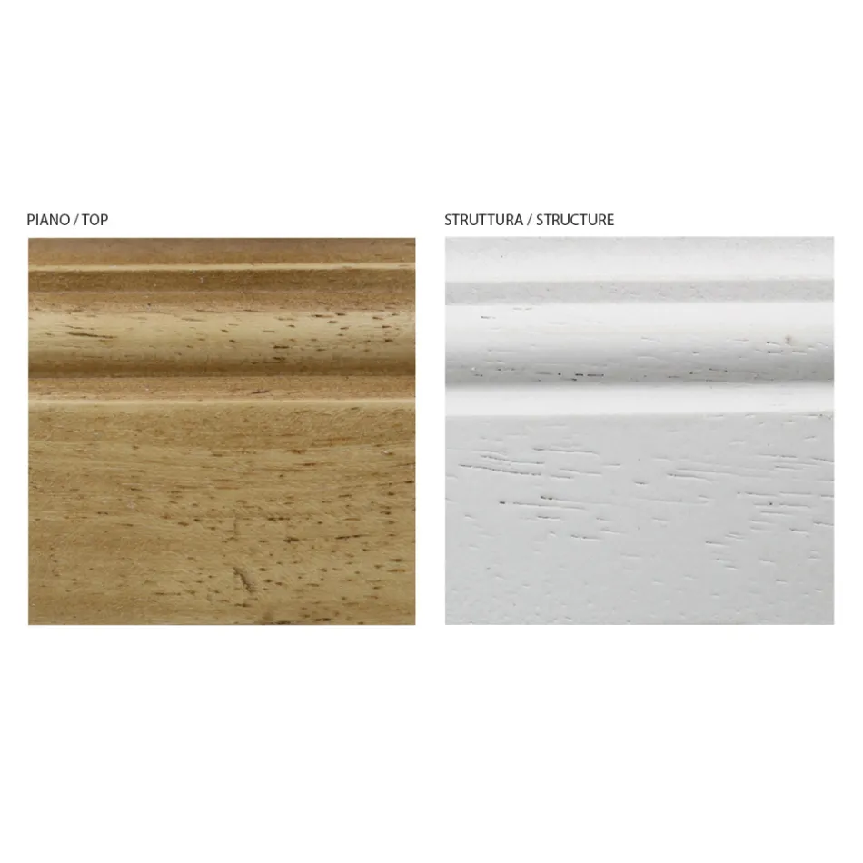 Cómoda en madera contrachapada y diferentes acabados Made in Italy - Hermod Viadurini