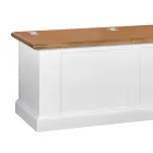 Cómoda en madera contrachapada y diferentes acabados Made in Italy - Hermod Viadurini