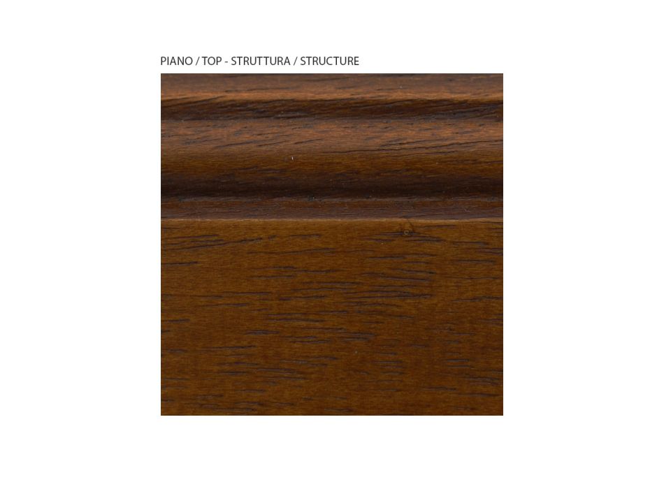 Cómoda en madera contrachapada y diferentes acabados Made in Italy - Hermod Viadurini
