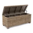 Cofre de exterior en fibra natural de Kubù - Nogitsune Viadurini