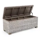 Cofre de exterior en fibra natural de Kubù - Nogitsune Viadurini