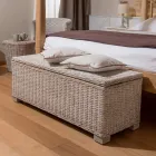 Cofre de exterior en fibra natural de Kubù - Nogitsune Viadurini