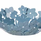 Centro de mesa con flores en barro, blanco o azul - Marken Viadurini