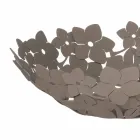 Centro de mesa con flores en barro, blanco o azul - Marken Viadurini