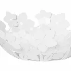 Centro de mesa con flores en barro, blanco o azul - Marken Viadurini