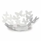 Pieza central de diseño en hierro blanco, beige o marfil Made in Italy - Leiden Viadurini