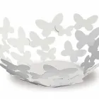 Pieza central de diseño en hierro blanco, beige o marfil Made in Italy - Leiden Viadurini