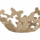 Pieza central de diseño en hierro blanco, beige o marfil Made in Italy - Leiden Viadurini