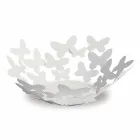 Pieza central de diseño en hierro blanco, beige o marfil Made in Italy - Leiden Viadurini