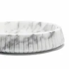 Centro de mesa de mármol blanco de Carrara Made in Italy - Bryan Viadurini