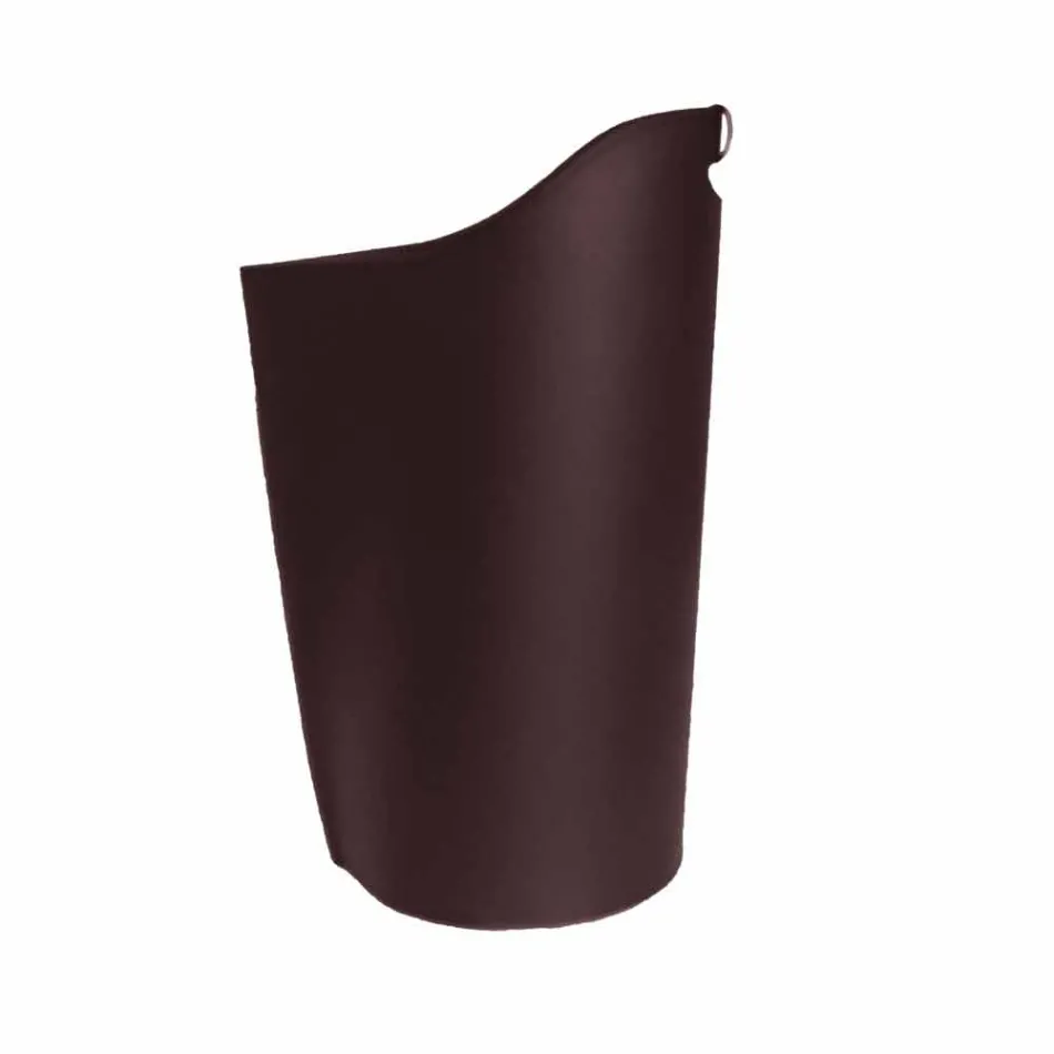 soporte de la pastilla cubierta cesta de cuero de diseño 15 Kg Sapel Viadurini