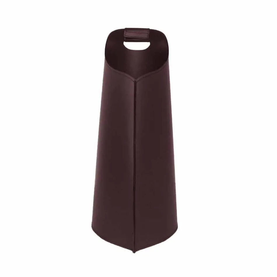 soporte de la pastilla cubierta cesta de cuero de diseño 15 Kg Sapel Viadurini