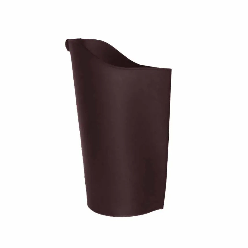 soporte de la pastilla cubierta cesta de cuero de diseño 15 Kg Sapel Viadurini