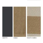 Chaise Longue para exterior en hierro y tela hecha a mano Made in Italy - Relax Viadurini