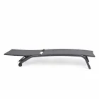Chaise Longue para exterior en Textilene y Aluminio con Ruedas, 4 Piezas - Babilonia Viadurini