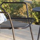 Chaise Longue de jardín en metal coloreado Made in Italy - Vikas Viadurini