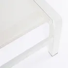 Chaise Longue de Jardín Reclinable de Aluminio, Homemotion, 4 Piezas - Lester Viadurini