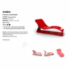Chaise Longue Kobra de diseño moderno hecho en Italia Viadurini