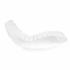 Chaise longue de diseño en plexiglás Josue transparente hecho en Italia Viadurini