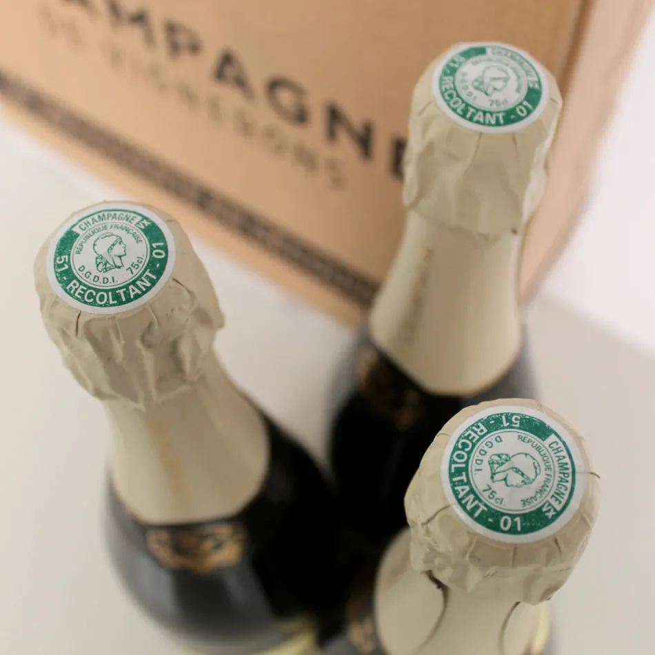 Champagne Cuvee exclusivo para Viadurini pack de 3 botellas "Champagne de Vignerons" Viadurini