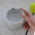 Cuenco de Mármol para Perro/Gato Made in Italy - Komi Viadurini