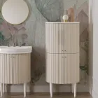 Columna con Cuatro Puertas con Procesamiento Cannetté Made in Italy - Candy Viadurini