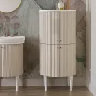 Columna con Cuatro Puertas con Procesamiento Cannetté Made in Italy - Candy Viadurini