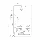Columna de ducha con cabezal de ducha de acero ultrafino Made in Italy - Studio Viadurini