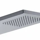 Columna de ducha termostática de pared en acero inoxidable cromado Made in Italy - Pampo Viadurini