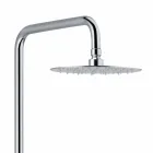 Columna de ducha monomando en latón acabado cromado Made in Italy - Padula Viadurini