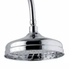 Columna de ducha telescópica en latón de diseño clásico Made in Italy - Nesto Viadurini