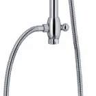 Columna de ducha telescópica en latón de diseño clásico Made in Italy - Nesto Viadurini