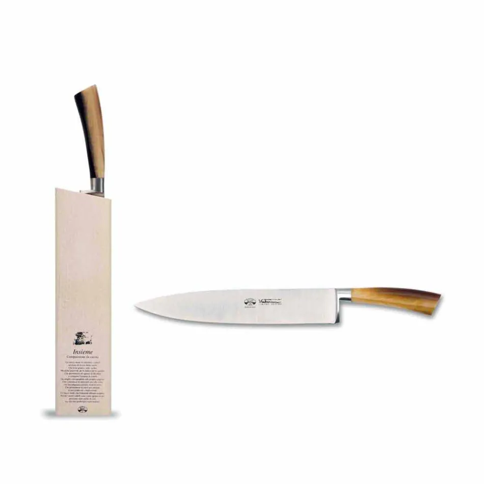Chef's Knife Junto con Ceppo Berti en exclusiva para Viadurini - Lapio Viadurini