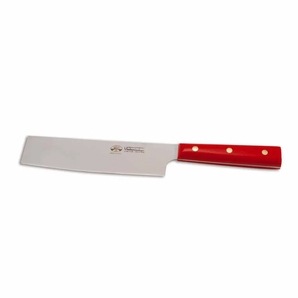 Cuchillo para verduras Berti Nakiri de acero inoxidable exclusivo para Viadurini-Biango Viadurini