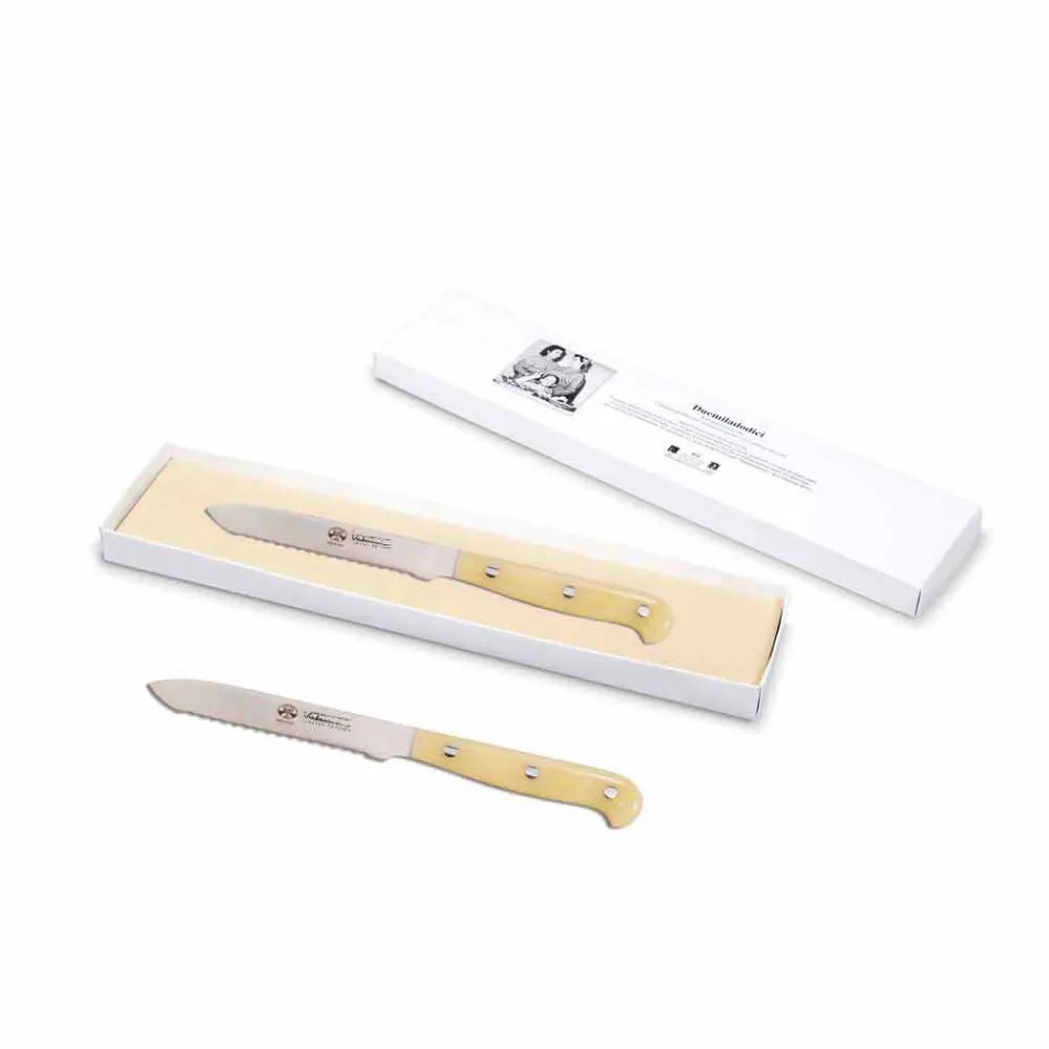 Cuchillo para tomate dentado Berti de acero inoxidable exclusivo para Viadurini-Barasso Viadurini