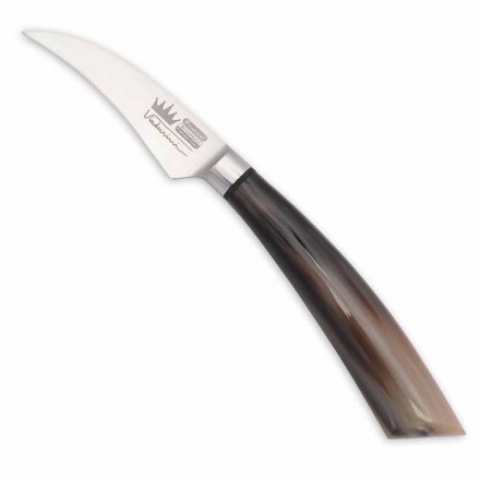 Cuchillo para mondar hecho a mano con hoja de acero de 7 cm Made in Italy - Dido Viadurini