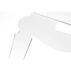 Mesita de noche Artisan en plexiglás transparente de diseño clásico - Salino Viadurini